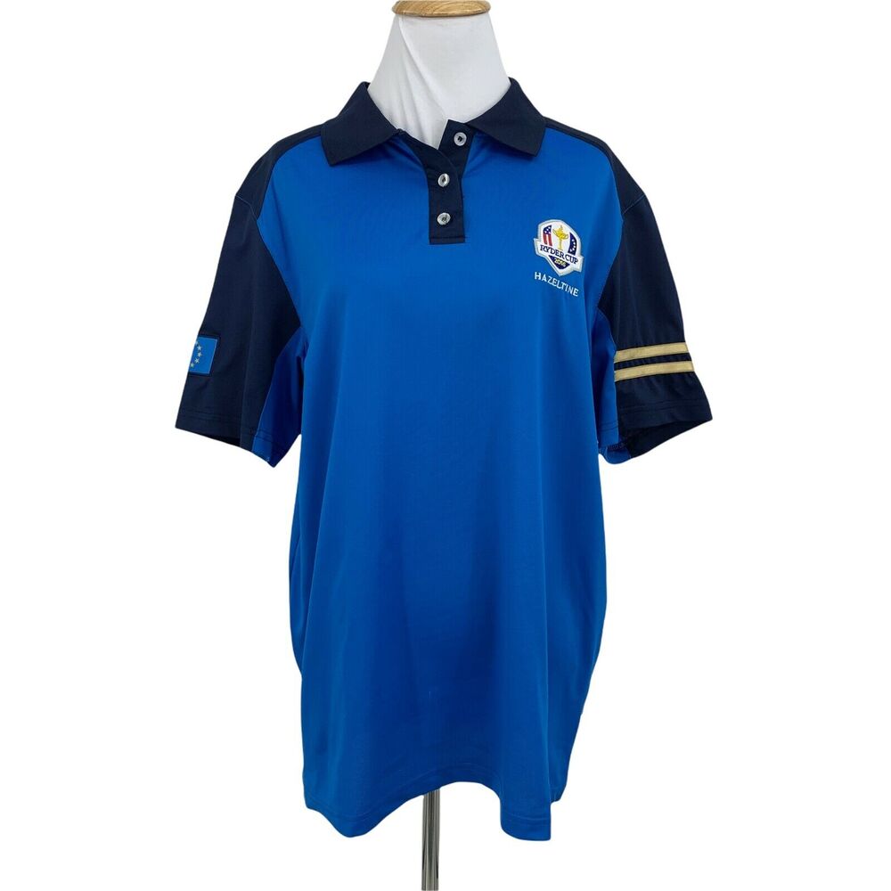 Hazeltine 2016 Golf Tournament Polo Shirt Womens M Medium Short Sleeve Stretch